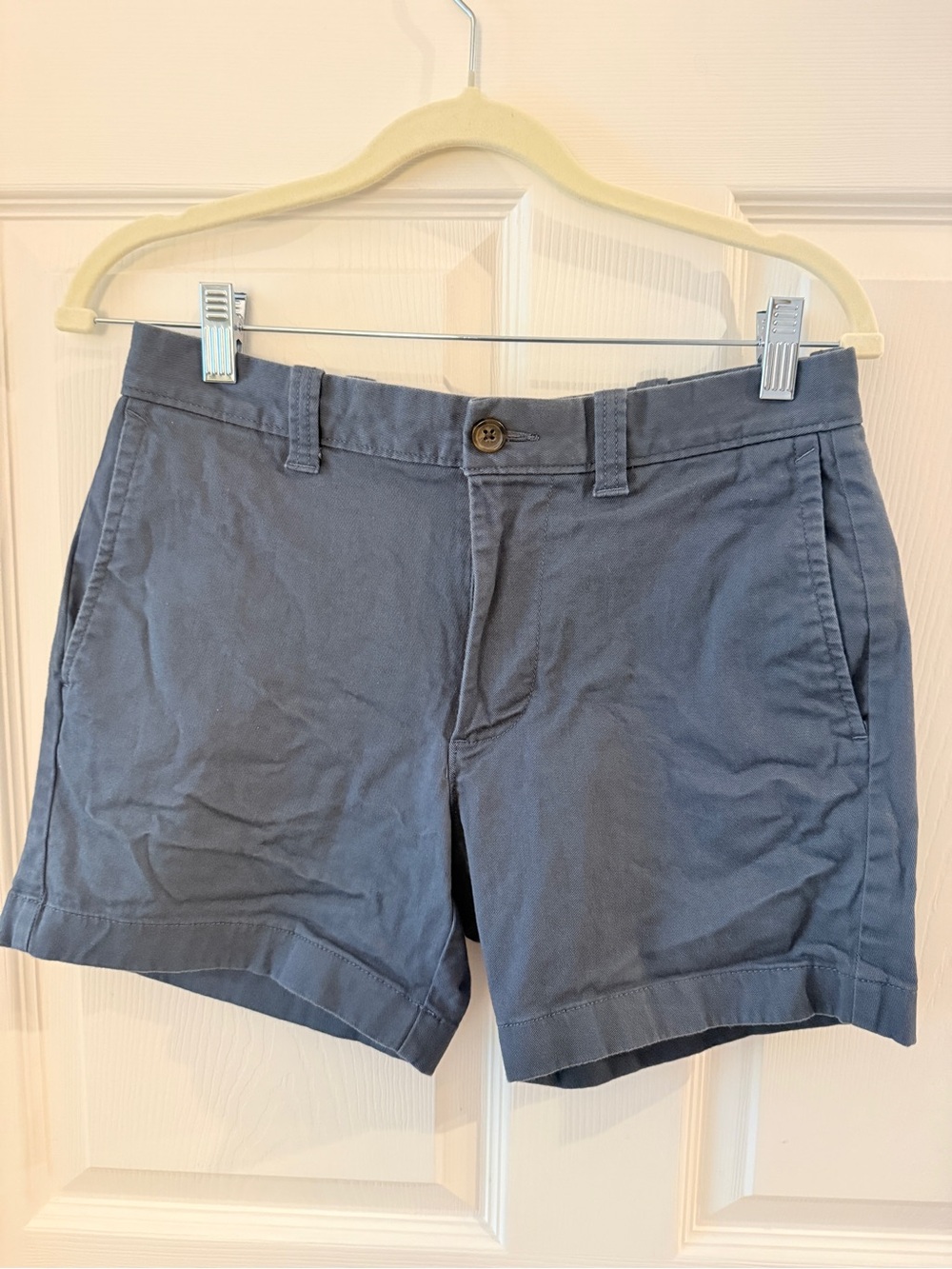 J.Crew Cotton Chino Shorts - Slate Blue